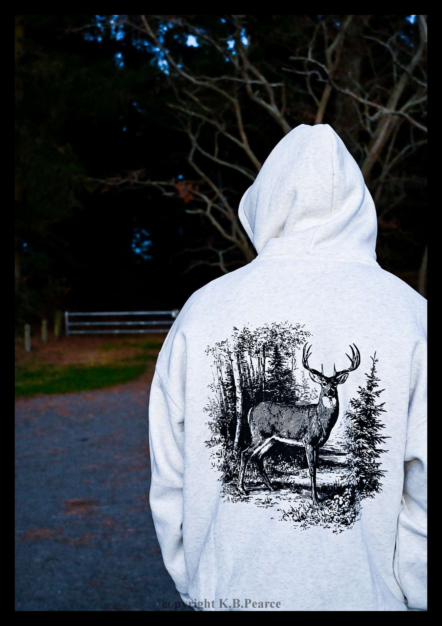 Classic Deer Graphic Hoodie